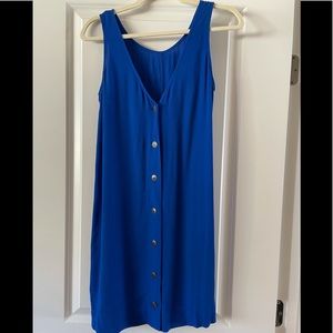 XS blue Madewell shift dress